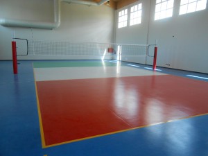 LA PALESTRA DI FONTEVIVO, realizzata in località Ponte Taro (PR) è una struttura polivalente che comprende un campo da gioco polifunzionale per basket, pallavolo e calcetto, una sala polifunzionale e un ulteriore campo da pallavolo.