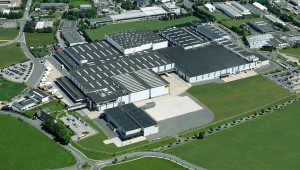 Veduta aerea dello stabilimento Viega di Ennest (Germania).