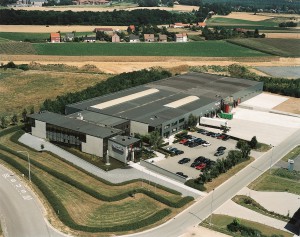 Veduta aerea della sede belga di Ridgid.